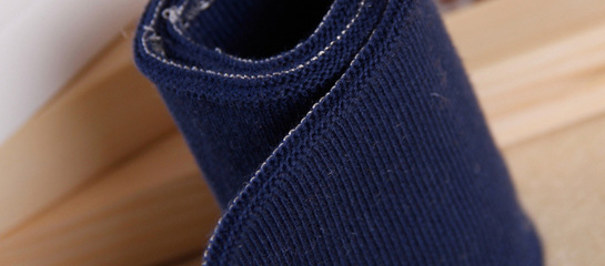 2014新款蓝色横机POLO领——绍兴九剑针织的优质辅料推荐